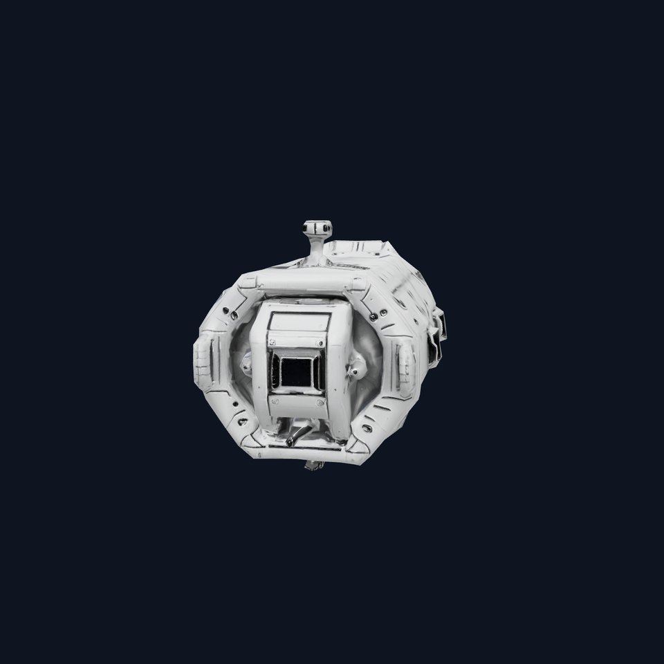 Futuristic Cargo Ship model pack